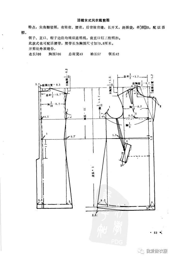 上衣测量图及其详细解读，打造合身上衣的关键步骤